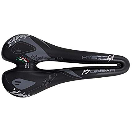 Selle SMP Hybrid Gel Man Bicycle Saddle Seat - Black . . . Made in Italy