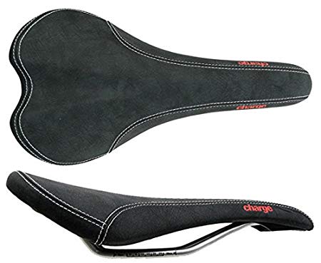 Charge Bikes Spoon Saddle CrMo Rails Synthetic Leather - Black