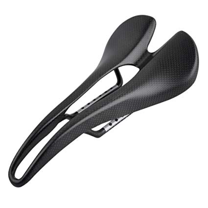 YD142 Full Carbon Fiber MTB Road Mountain Bicycle Cycling Saddle Seat Cushion Black