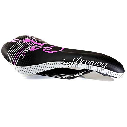 Chromag Womens Juniper Saddle: Synthetic Top Black and Purple