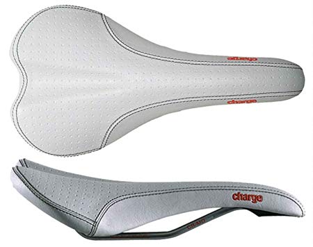 Charge Spoon Saddle White Cromo Rails