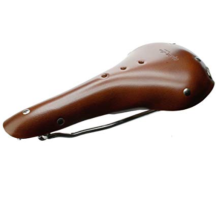 Vintage Fixie Road Bike Bicycle Leather Seat Saddle