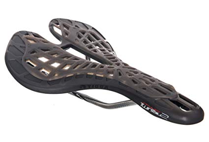 Tioga Spyder TwinTail 2 saddle CrMo rail - black