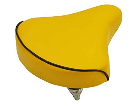 Beach Cruisers Saddle 209 Yellow. Bike seat, bicycle seat, Bike part, bicycle part, beach cruiser seat, chopper fixie, road, mountain bike seat