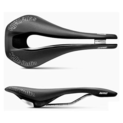 Selle Italia Novus Super Flow S Ti-316 Titanium Rail Bike Saddle Seat Black