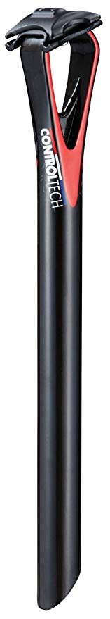 Control Tech TUX MTB 0mm Offset Bike Seatpost, 31.6 x 410mm, Shiny Black