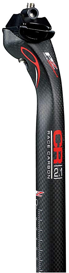 PZ Racing CR2.1P Carbon Bike Seatpost, Shiny Black