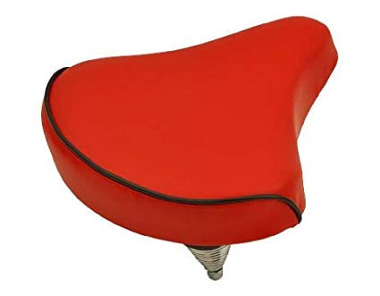 Beach Cruisers Saddle 209 Red. Bike seat, bicycle seat, Bike part, bicycle part, beach cruiser seat, chopper fixie, road, mountain bike seat